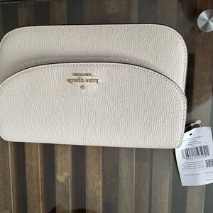 Kate Spade Ivory purse  with Gold Accents